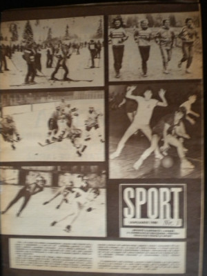 Revista Sport (nr. 1 din ianuarie 1988) foto