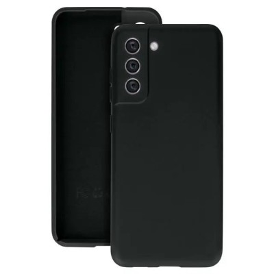 Husa protectie Flippy pentru Samsung S21 FE Liquid Silicone Negru foto