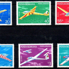 Romania 1977 - Aviatie 6v.serie completa,neuzata,perfecta stare(z)