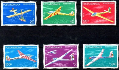 Romania 1977 - Aviatie 6v.serie completa,neuzata,perfecta stare(z) foto