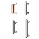 Set Butoane Laterale iPhone X, Argintiu - Banda Flex Volum/Power/Mute