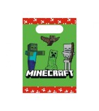 Set 4 pungi cadou Minecraft pentru petrecere copii