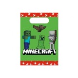 Set 4 pungi cadou Minecraft pentru petrecere copii