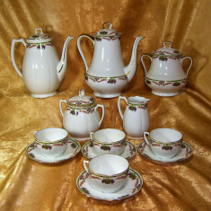 Set portelan Limoges, ceai cafea, colectie, vintage