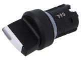 Comutator rotativ Siemens 22mm 2 poziții negru IP69K 3SU1002-2BP60-0AA0