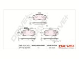 Dr!ve+ DP1010.10.0144 set placute frana,frana disc