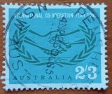 -AUSTRALIA-1965-1val-"ANL-COOPERARII"-Cat Yv.318=7e-STAMPILATE-Vezi-Scan