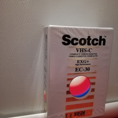 caseta VHS C - SCOTCH EXG+ VHS C - EC-30 - Sigilata/made in Japan