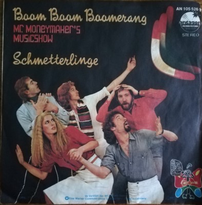 Disc Vinil 7# Schmetterlinge &amp;lrm;&amp;ndash; Boom Boom Boomerang -Antagon &amp;lrm;&amp;ndash; AN 105 526 foto