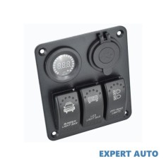 Panou intrerupatore: voltmetru , 3 intrerupatoare si 2 usb sp04 (spa16)​ Alta marca Alt model #7 foto
