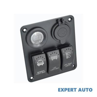Panou intrerupatore: voltmetru , 3 intrerupatoare si 2 usb sp04 (spa16)​ Alta marca Alt model #7 foto
