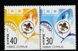 Cipru 2007- Europa CEPT,serie 2 valori dantelate,MNH,Mi.1096-1097 Du