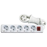 Cumpara ieftin Prelungitor, cu intrerupator si led, 2 m, 5 prize