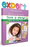 Cumpara ieftin Numerele de la 0 la 1000. Scrie și șterge! Expert (6-8 ani) - Paperback - *** - Gama