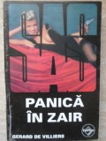 Panica in Zair - Gerard de Villiers, Editura Tinerama, 2005, Carte Politista, SAS, Romana, 192 pagini