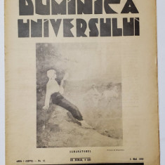 REVISTA 'DUMINICA UNIVERSULUI', ANUL I (XXVII) - No. 18, 3 MAI 1931