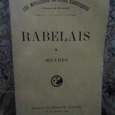 RABELAIS - OEUVRES VOL 1