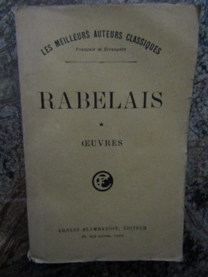 RABELAIS - OEUVRES VOL 1 foto