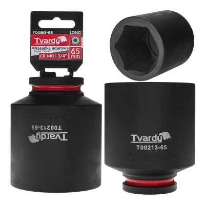 Cheie tubulara de impact, 3 / 4&amp;quot;, 65 mm, Cr-Mo, Tvardy T00213-65 foto