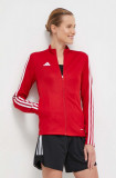 Adidas Performance hanorac de antrenament Tiro 23 culoarea roșu, cu imprimeu HS3512