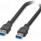 Cablu USB 3.2 A-A 0,5m negru PHOENIX CONTACT