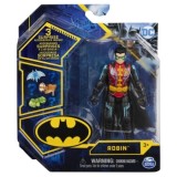 Robin (costum tech) Figurina articulata 10cm cu 3 accesorii surpriza
