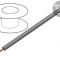 Cablu litat PVC gri 100m 0,14mm2 60V