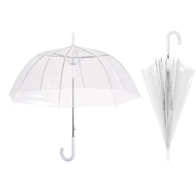 Umbrela ploaie transparenta automata foto