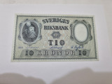 Bancnota suedia 10 k 1953