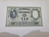 Cumpara ieftin Bancnota suedia 10 k 1953