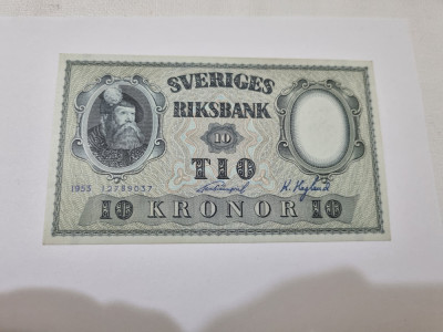 bancnota suedia 10 k 1953 foto