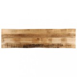 Cumpara ieftin Blat de masă contur natural 180x40x2,5 cm lemn masiv mango brut