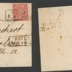 Germany North Confederation 1871 Postal History Rare Cover Posen DB.537