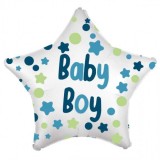 Balon folie stea Baby Boy 43 cm