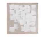 Cumpara ieftin Tablou decorativ pictat manual canvas abstract Texture 142,6x4,3x142,6h