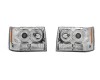 Set faruri tuning JEEP GRAND CHEROKEE (Z) 01.1994-1998, Taiwan, partea stanga+dreapta, cu semnalizare; cu lumina parcare fibra optica; Tip=USA; H1+H3