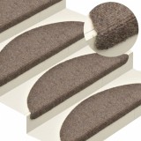 Gossi covorase scari autoadezive, 5 buc., crem, 65x21x4 cm, punch