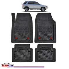 Covorase Auto TeamCar&reg; Tip Tavita Compatibile Kia Sportage Generatia II (2004&ndash;2010) Negru Material Rezistent