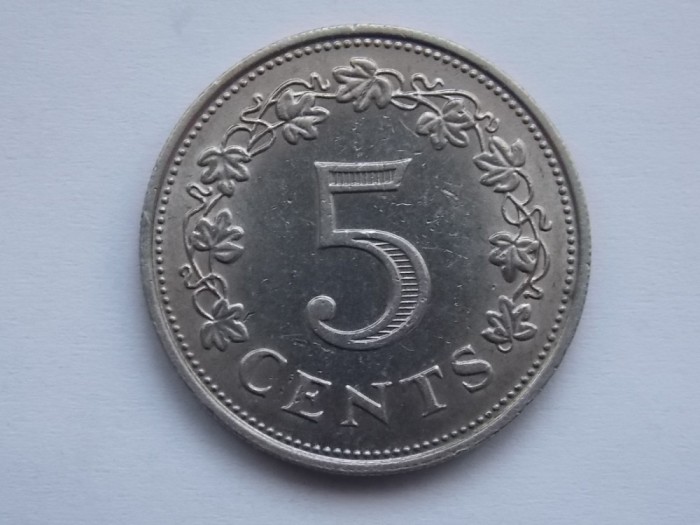 5 CENTS 1972 MALTA
