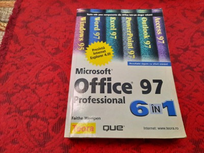 MICROSOFT OFFICE 97 PROFESSIONAL - FAITHE WEMPEN RF19/2 foto