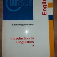 Introduction to Linguistics - Calina Gogalniceanu
