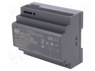 Alimentator pulsatoriu MEAN WELL pentru şină DIN 153,6W 48VDC 3,2A foto