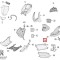 Carena laterala dreapta spate originala Peugeot Vivacity 3 L &acirc;&euro;&ldquo; Vivacity 3 L Sportline 2T - Vivacity 3L 4T 50cc (rosie)