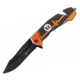 Cutit de buzunar pliabil Foxter, 22 cm, cu clema de agatare si dispozitiv spart geamuri