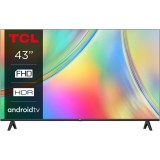 Televizor LED TCL 43S5400A, 108 cm, Smart Android TV, Full HD, Clasa F (Model 2024), 109 cm