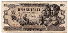 Bancnota 100 lei 5 decembrie 1947 foto