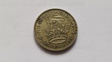 Anglia-1 SHILLING 1936-Stema engleză, leu care stă deasupra coroanei