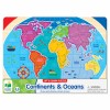 Puzzle Continente si Oceane The Learning Journey, 22 piese, Joc Educativ 3-6 ani