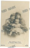 5740 - Princesses ILEANA, Maria, &amp; Prince NICOLAE, Regale, Royalty, Romania - old postcard - unused