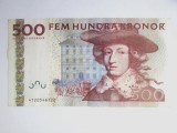 Cumpara ieftin Rara! Suedia 500 Kronor 2001 in stare f.buna,sub pretul de achizitie,la un pret mai mic cu 55-85% decat celelalte bancnote identice de pe site